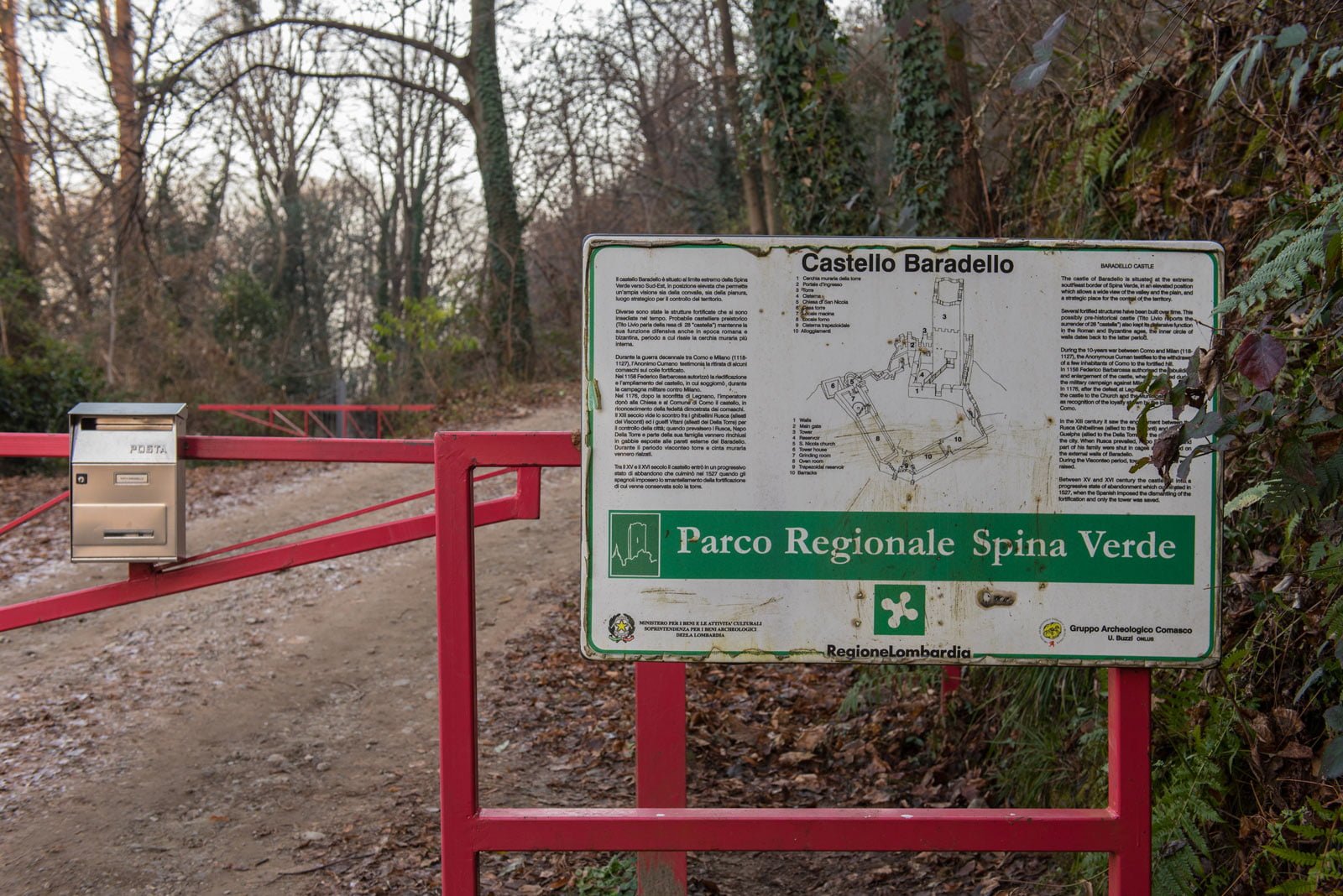 Parco Spina Verde, Castello, Baradello
